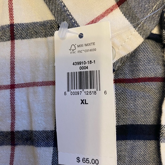 SLIM LIGHT WEIGHT FLANNEL BR FACTORY NWT - Picture 4 of 6